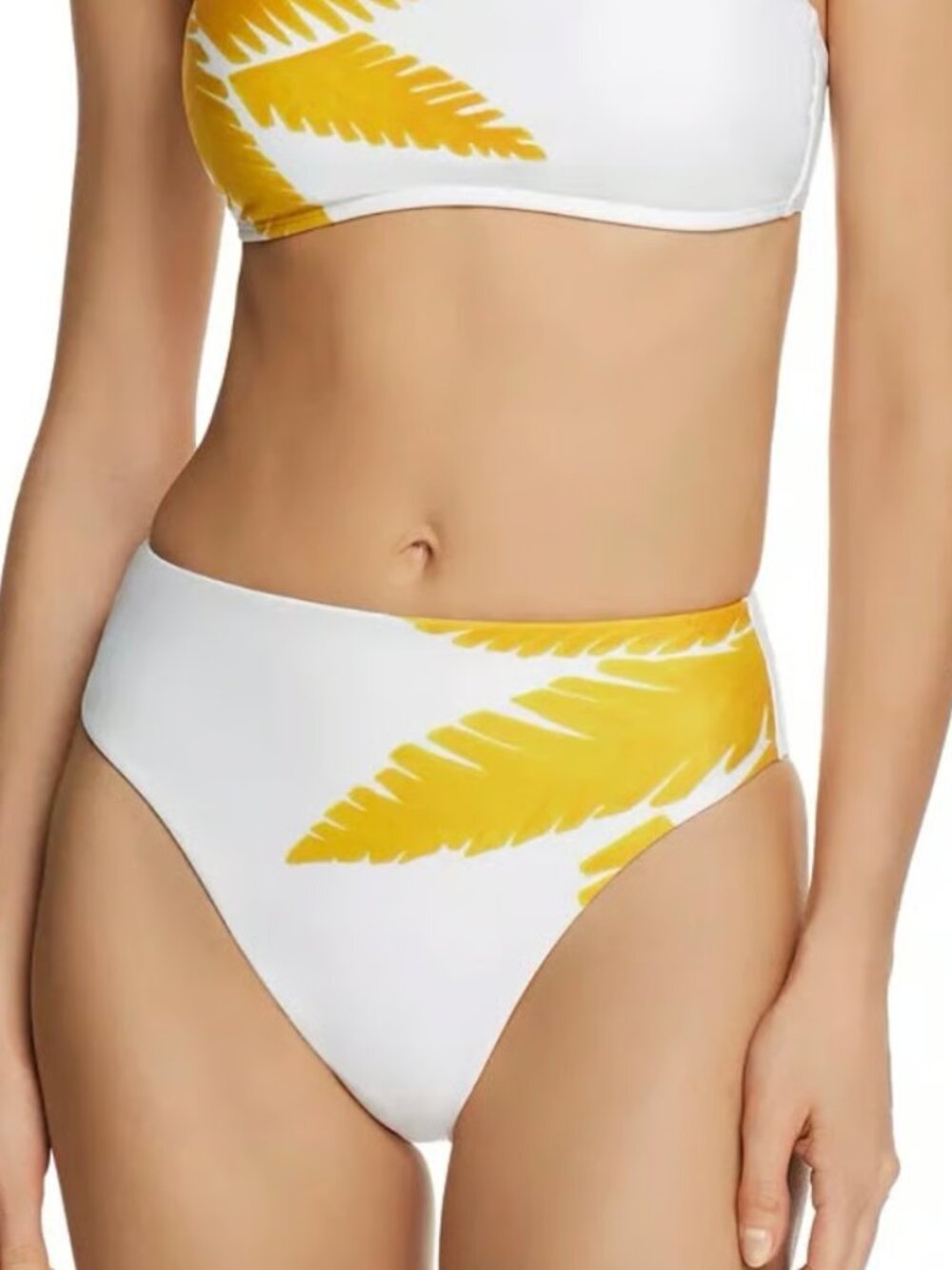 NWT Vix Paula Hermanny Bela High Waist Tamarindo Bikini Bottom hot pant Small